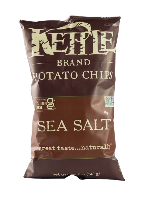Kettle Brand Sea Salt Potato Chips 142g