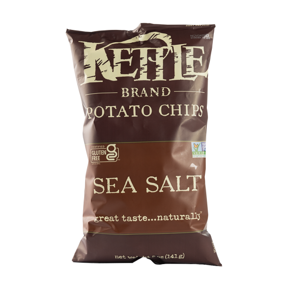 Kettle Brand Sea Salt Potato Chips 142g
