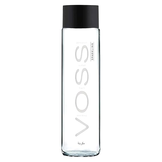 Voss Sparkling Artesian Water 12 x 375ml Glass