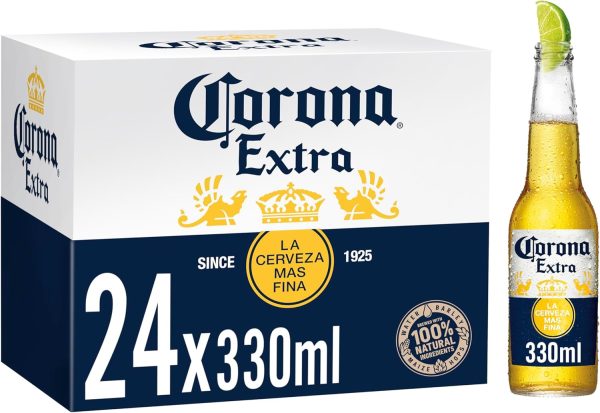 Corona Extra Lager 24 x 330ml Bottles