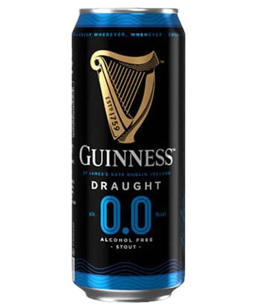 Guinness 0.0 Non-Alcoholic Stout 24 x 440ml Cans