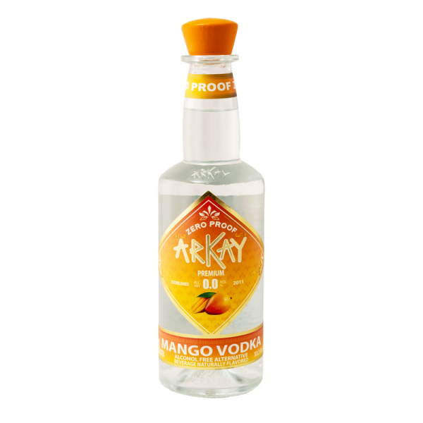 Arkay Mango Vodka Zero Proof Spirits 33.3 FL OZ / 1 Liter
