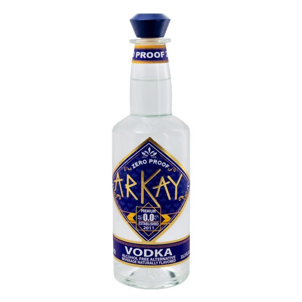 Arkay Zero Proof Vodka Alternative Alcohol Free 33.3 FL OZ / 1 Liter