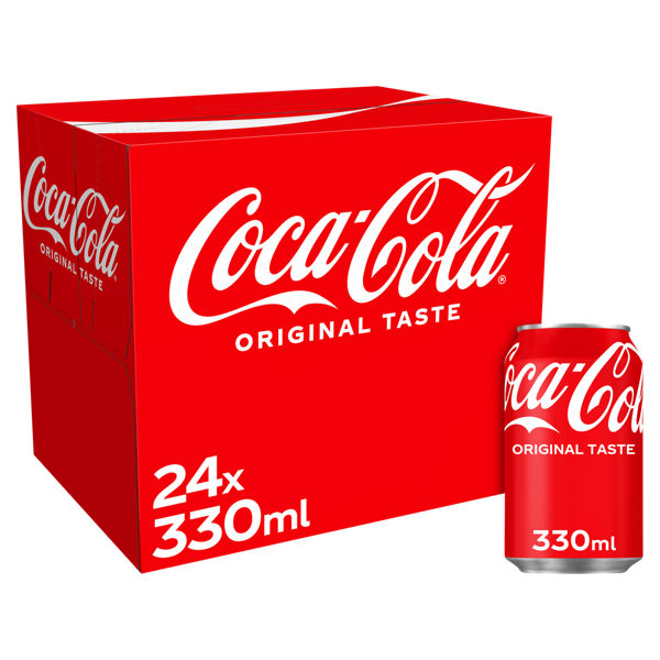Coca-Cola Original Taste 24 x 330ml Cans