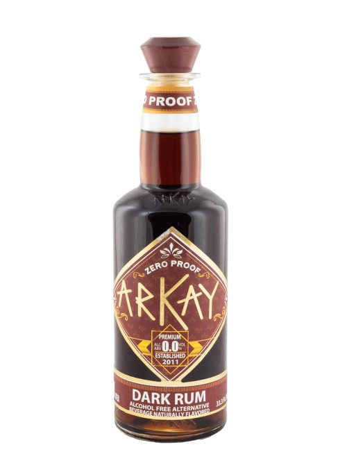 Arkay Zero Proof Dark Rum Alternative Alcohol Free 33.3 FL OZ / 1 Liter