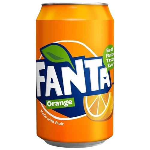 Fanta Orange Sparkling Fruit Drink 24 x 330ml Cans