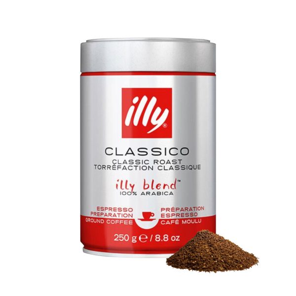 illy-Classico-GroundEspressoCoffee-MediumRoast-1-TheKitchenBarista.jpg Illy Classico Ground Coffee 250g