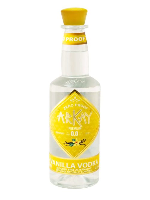 Arkay Vanilla Vodka Zero Proof Spirits 33.3 FL OZ / 1 Liter